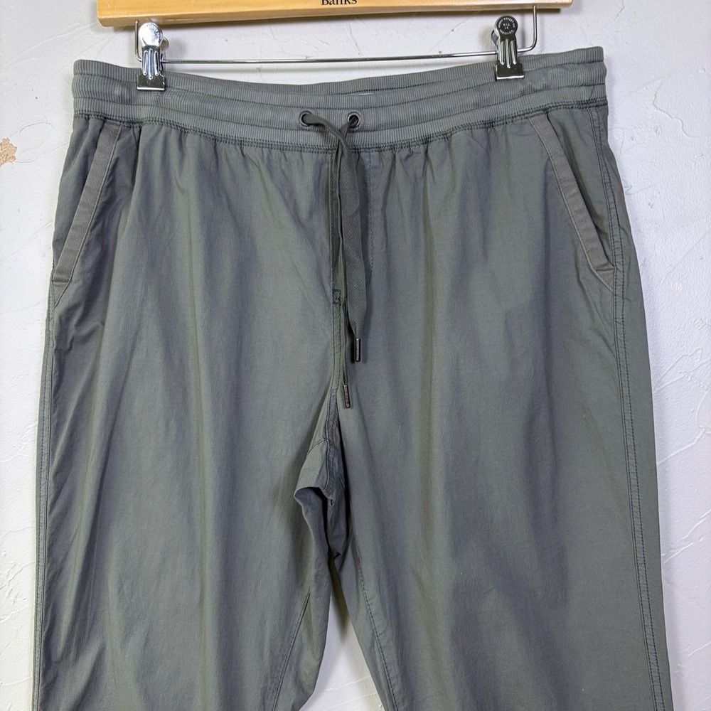 NEW LL Bean Ripstop Jogger Pants Womens Large Dark Taupe Cotton Blend Gorpcore - Picture 7 of 12